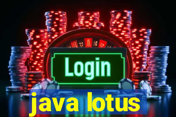 java lotus