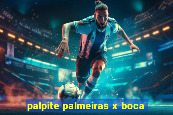 palpite palmeiras x boca