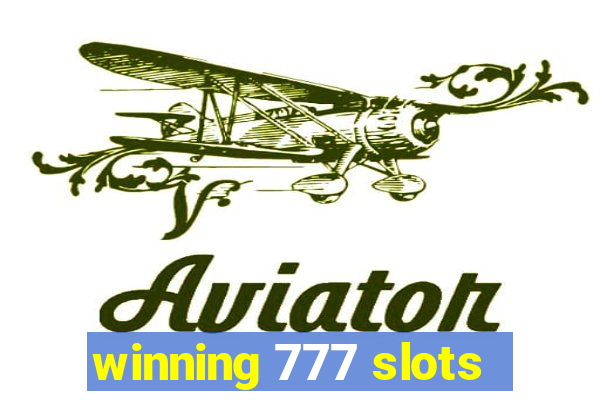 winning 777 slots