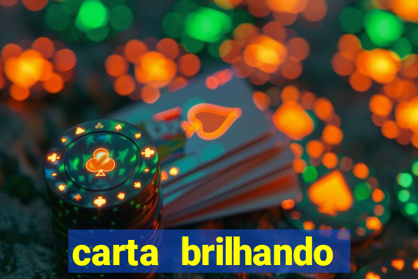 carta brilhando fortune tiger