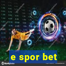 e spor bet