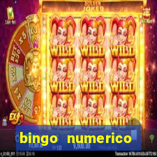 bingo numerico educa??o infantil