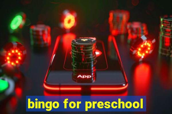 bingo for preschool