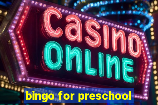 bingo for preschool