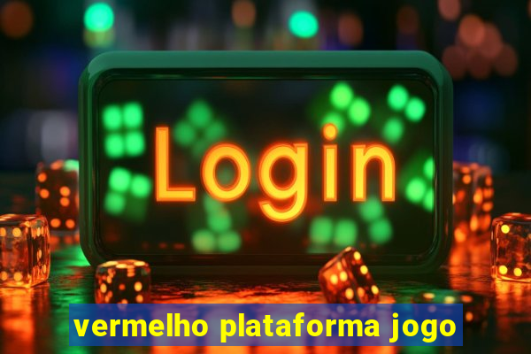 vermelho plataforma jogo