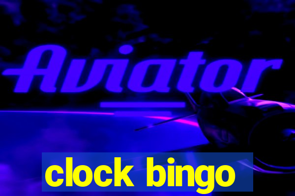 clock bingo