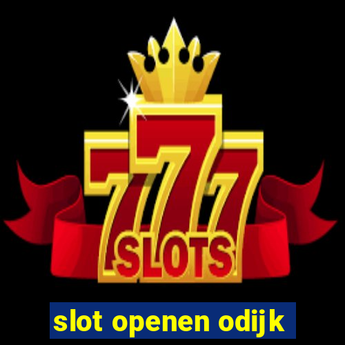 slot openen odijk