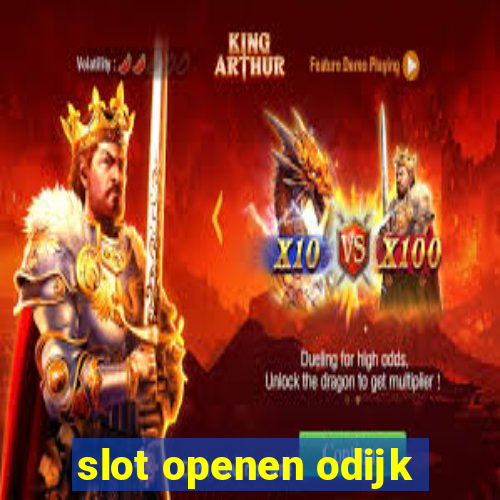 slot openen odijk