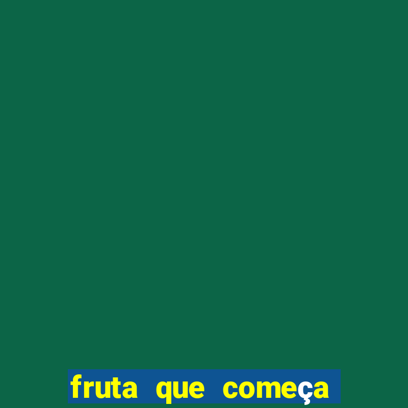 fruta que começa com a letra l