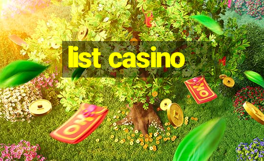 list casino