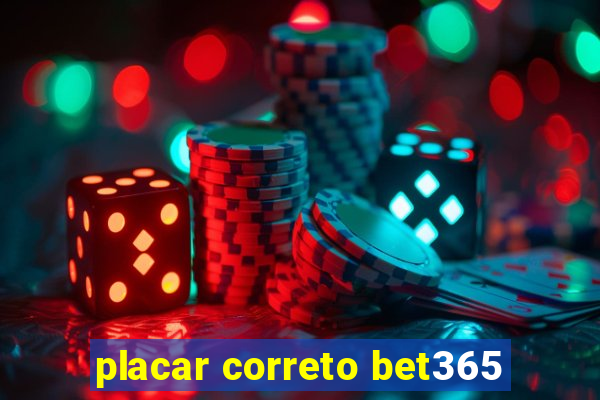 placar correto bet365