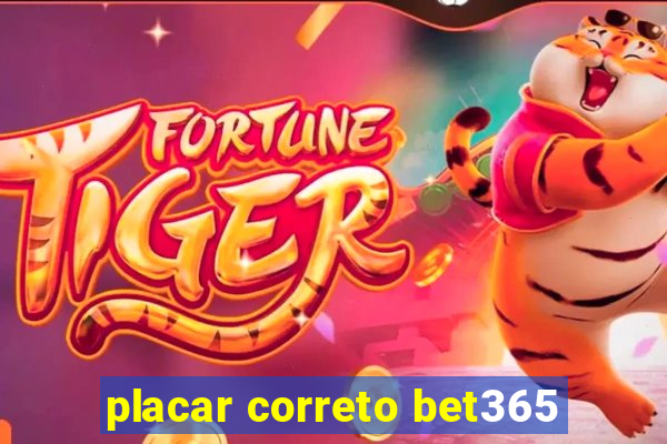 placar correto bet365