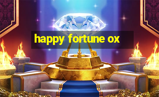 happy fortune ox