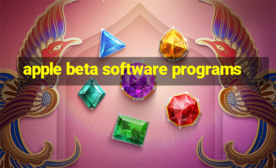 apple beta software programs