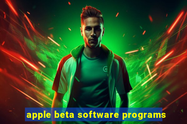 apple beta software programs