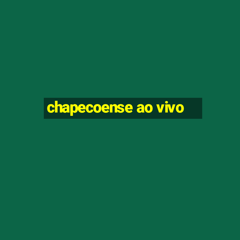 chapecoense ao vivo