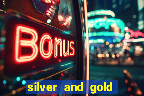 silver and gold slot machine