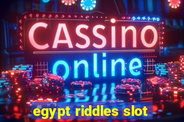 egypt riddles slot