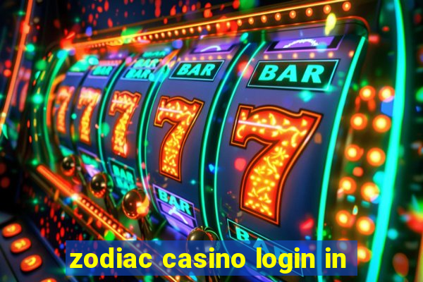 zodiac casino login in