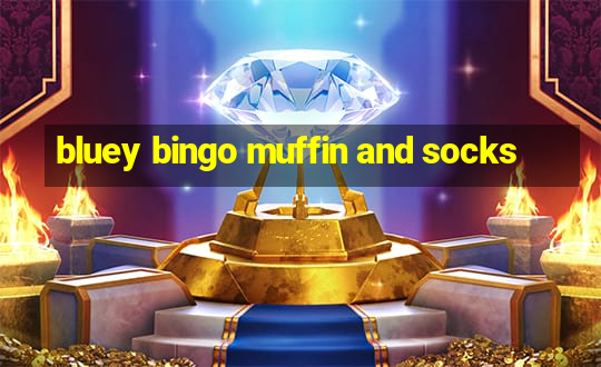 bluey bingo muffin and socks