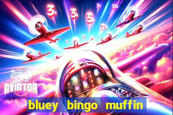 bluey bingo muffin and socks