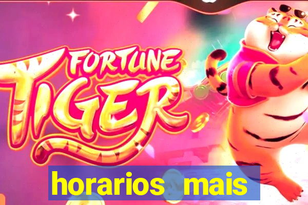 horarios mais pagantes fortune tiger