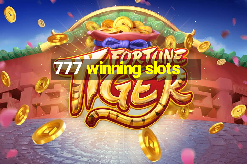 777 winning slots