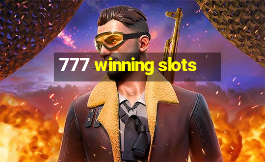 777 winning slots