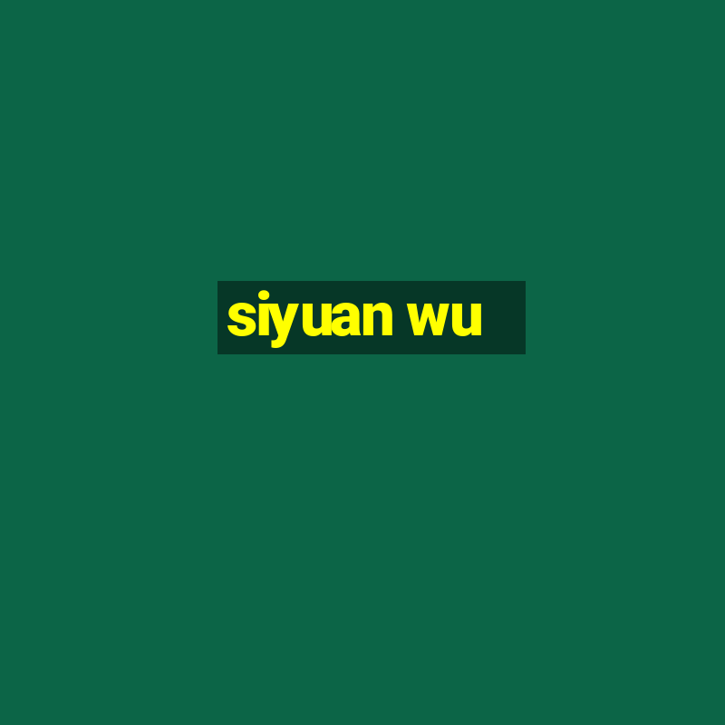 siyuan wu