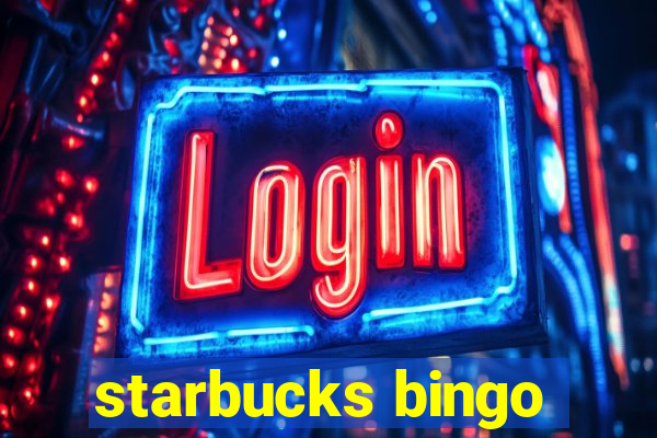 starbucks bingo