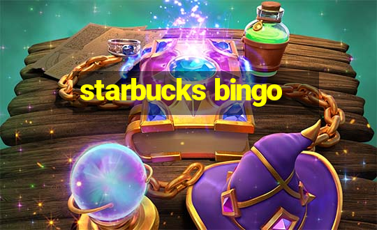 starbucks bingo