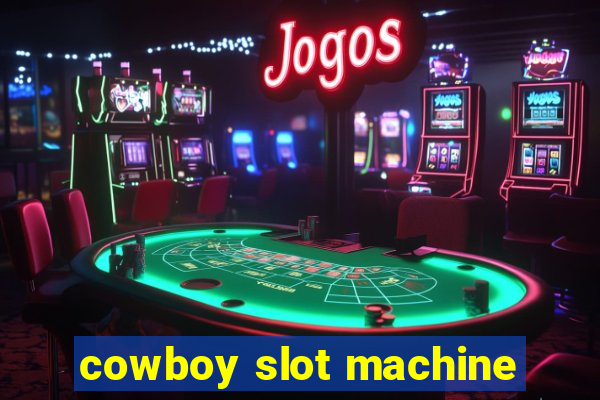 cowboy slot machine