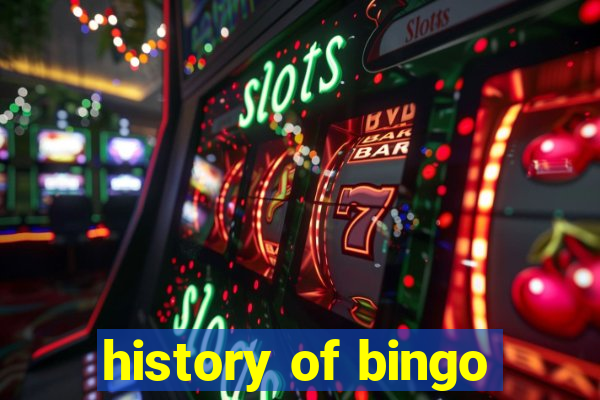 history of bingo