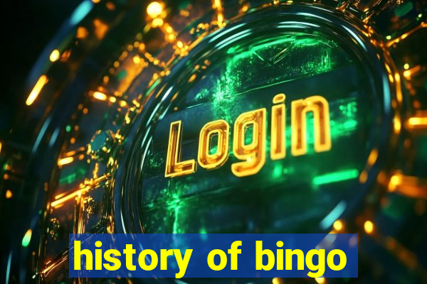 history of bingo