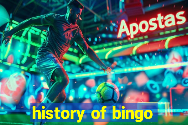 history of bingo