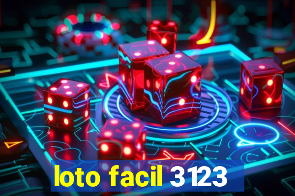 loto facil 3123