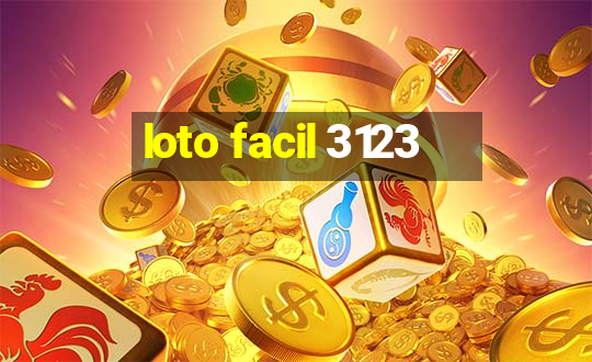 loto facil 3123