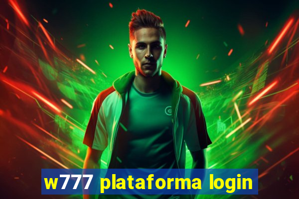 w777 plataforma login