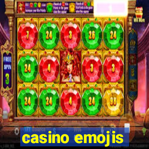 casino emojis