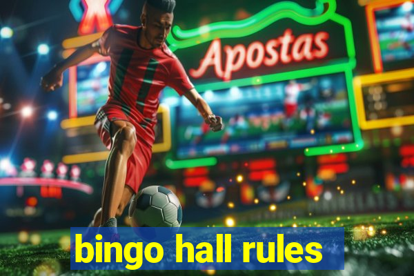 bingo hall rules