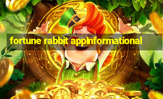 fortune rabbit appInformational