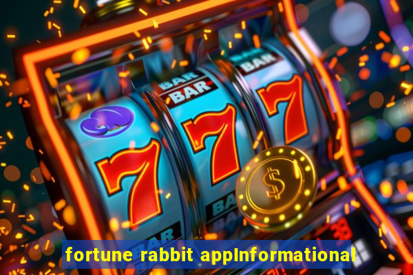 fortune rabbit appInformational