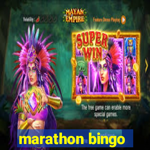 marathon bingo