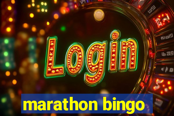 marathon bingo