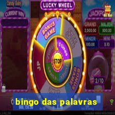 bingo das palavras