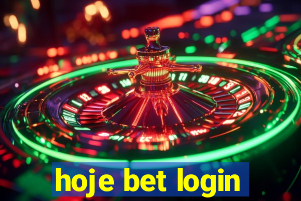 hoje bet login