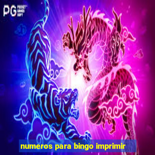 numeros para bingo imprimir