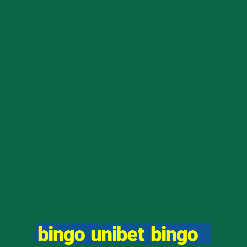 bingo unibet bingo