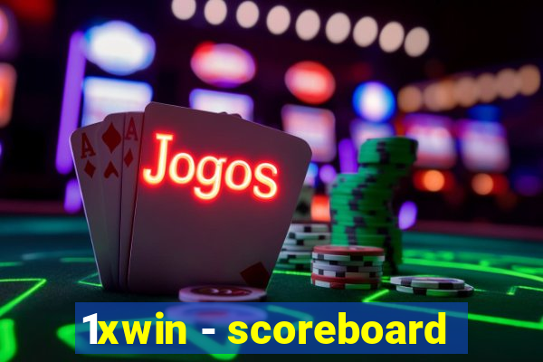 1xwin - scoreboard