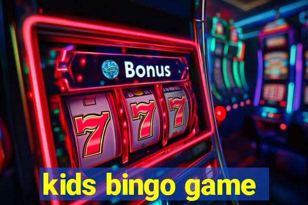 kids bingo game